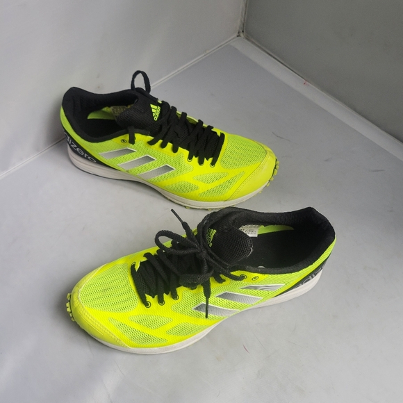 ADIDAS Adizero Boston 11 Running Shoes Mens 8-13 Solar Yellow Black White Size 8 main image 5